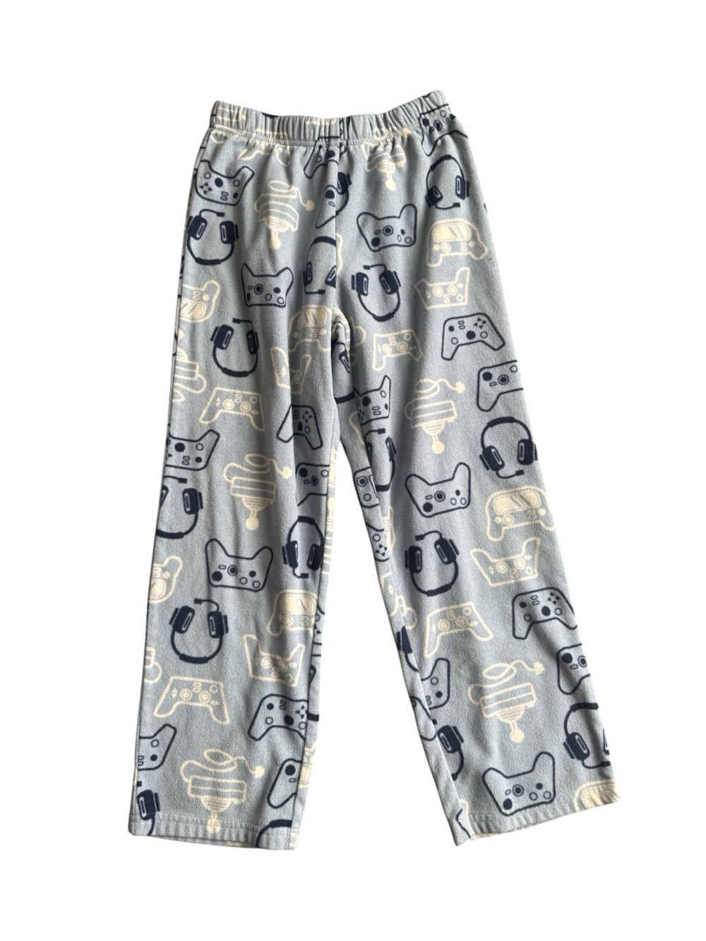 Carter’s Boys Size 8 Fleece Pajama Pants Gamer Controller Print Blue